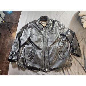 Vintage Wilson Leather Jacket  Thinsulate Lined‎ With Removable Vest XXL